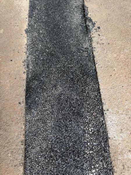 Trench reinstatement in a concrete surface