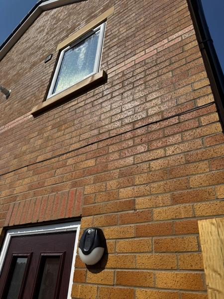 Completed brickwork on a new-build house – Staff4dshire Properties