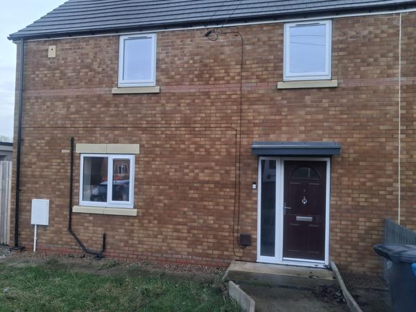 Completed brickwork to a semi-detached house – Staff4dshire Properties