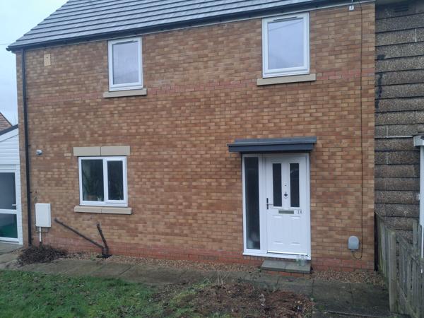 Completed brickwork to a semi-detached house – Staff4dshire Properties