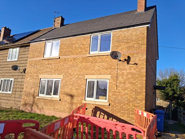 Completed brickwork to a semi-detached house – Staff4dshire Properties