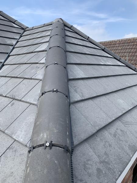 New hipped tile roof on a new build – Staff4dshire Roofing Specialists